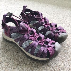 NWT Keen Sandals Purple Waterproof Shoes Size 7